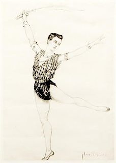 Louis Icart, (French, 1888-1950), Nijinski, 1929