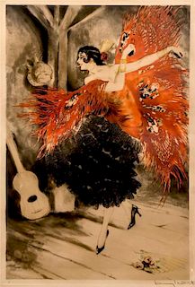 Louis Icart, (French, 1888-1950), Spanish Dance, 1929
