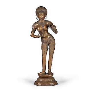 South Indian Bronze Temple Figure