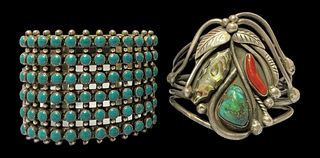 Sterling Silver Turquoise Southwestern Bracelets 