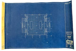 HARRY WEESE Blueprint Time-Life Building Chicago