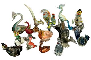 Collection Venetian Figural Art Glass