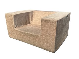 Mid Century Style Brutalist Cube Chair 