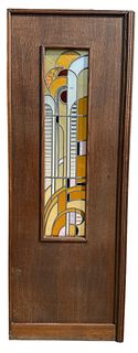 French Art Deco Stained Glass Door #2