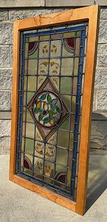 Aesthetic Movement Stained Glass Window