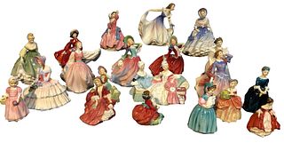 Large Collection ROYAL DOULTON Southern Belles & Figural Women 