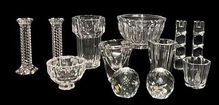 Collection Glass Tablewares TIFFANY & CO., ORREFORS, DAUM