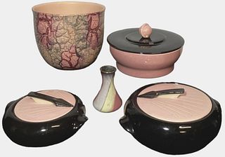 Collection Pink Mid Century Ceramic Pottery 