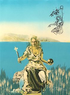 Salvador Dalí, (Spanish, 1904-1989), Visions surréaliste (portfolio of 4 prints), 1976