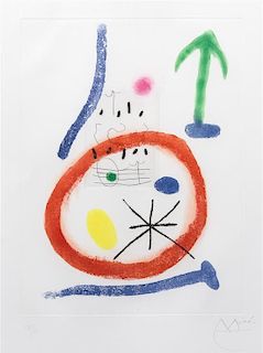 Joan Miró, (Spanish, 1893-1983), Chemin de Ronde III, 1966