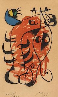 Joan Miró, (Spanish, 1893-1983), La boîte-alerte, 1959