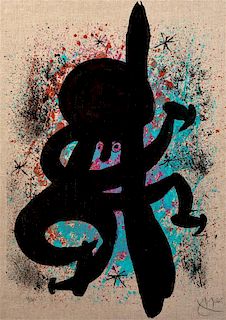 * Joan Miró, (Spanish, 1893-1983), L'Eskimo fievreux, 1969