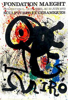Joan Miró, (Spanish, 1893-1983), Fondation Maeght, St. Paul de Vence, 1973