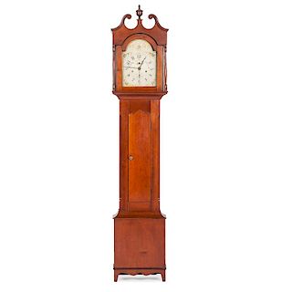 Fairfield County, Ohio Tall Case Clock with Luman Watson Dial