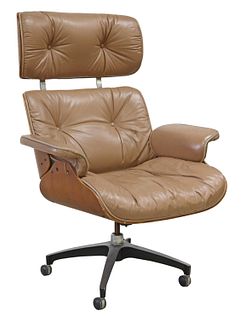 MODERN C.F.A PLYCRAFT EAMES STYLE OFFICE CHAIR
