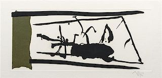 Robert Motherwell, (American, 1915-1991), Glass Garden, 1984