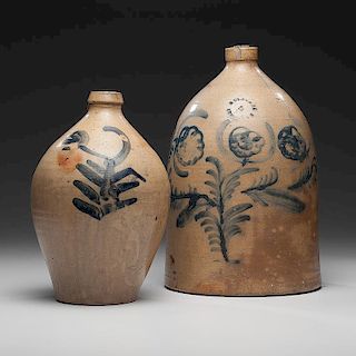 Nathan Clark Jr. and Other Stoneware Jug
