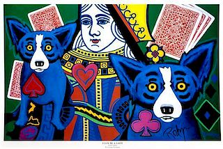 George Rodrigue, (American, 1944-2013), Luck be a Lady, c. 1999