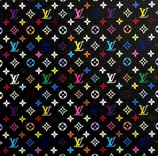 Takashi Murakami, (Japanese, b. 1962), Monogram Multicolore-black (contained in original Louis Vuitton box), 2007