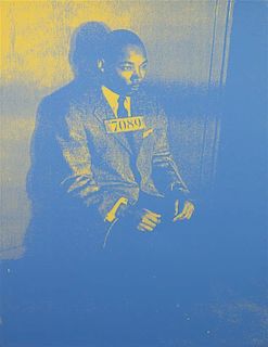 Russell Young, (British, b. 1960), Pig Portrait: Martin Luther King, Jr., 2004