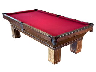 C. 1912 Brunswick-Balke-Collender Pool Table