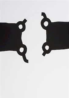 Edouardo Chillida, (Spanish, 1924-2002), Competition and Harmony, 1988 (from the Official Arts Portfolio of the XXIVth Olympiad,