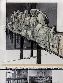 Christo and Jeanne-Claude, (American, b. 1935), Wrapped Statues, 1988 (from the Official Arts Portfolio of the XXIVth Olympiad,