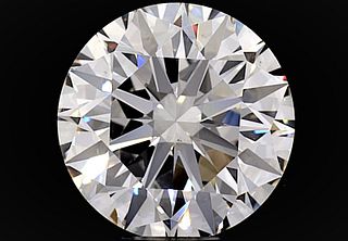 ESTATE GIA 3.64CT ROUND BRILLIANT CUT DIAMOND