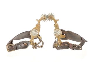 North & Judd Anchor Marked Horse Head Spurs