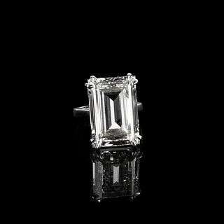 15.55ct Diamond and Platinum Ring