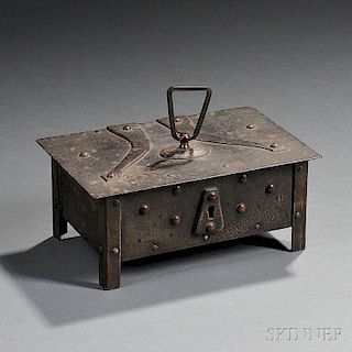 Arts & Crafts Metalwork Box