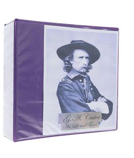 Lt. Col. George A. Custer Gun Collection Book