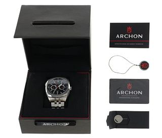 Archon Sealiner 3-Hand Day/Date Automatic Watch