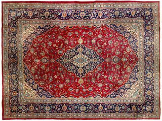 Iranian Persian Sarouk Tabriz Hand Knotted Carpet