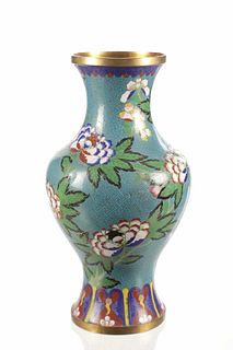 Fine Chinese Cloisonné Vase c. mid 20th Century