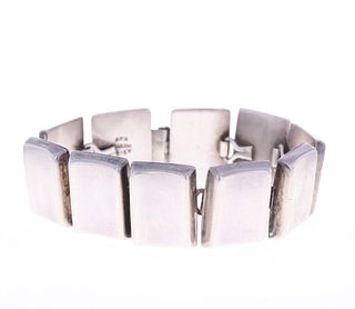 Taxco, Mexico Sterling Silver Linked Bracelet