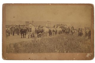 Ca. 1887 Tulsa, Oklahoma First 4th of July Parade