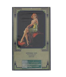 1937 Pinup Advertisement Calendar Billings, MT