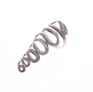 Taxco, Mexico Sterling Silver Spiraling Snake Ring