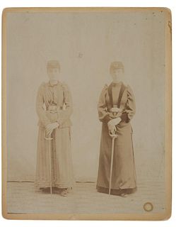 Ca. 1892 U.S. Western Military Women South Dakota