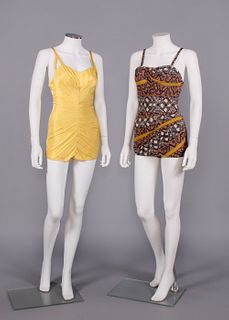 TWO ROSE MARIE REID SWIMSUITS, USA, 1950s