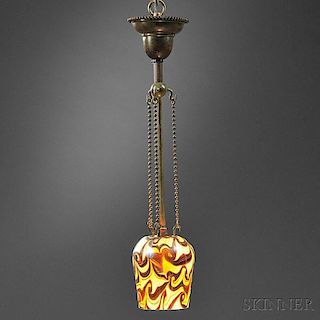 Hanging Lamp in the Manner of Tiffany