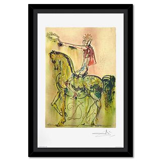 Salvador Dali (1904-1989), "Chevalier Romain (The Roman Cavalier)" Framed Limited Edition Lithograph (1983), Plate Signed with Certificate of Authenti