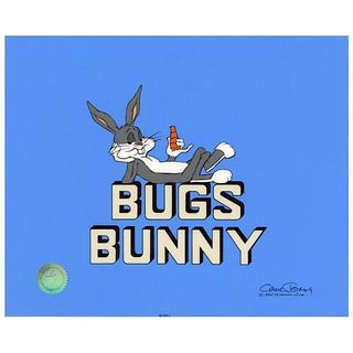 Chuck Jones "Bugs Bunny" Hand Signed, Hand Painted Limited Edition Sericel.