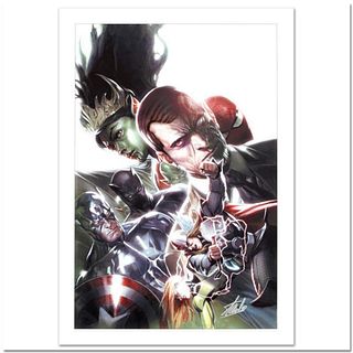 Stan Lee Signed, Marvel Comics Limited Edition Canvas 2/99 "What If? Secret Invasion #1" with Certificate of Authenticity.