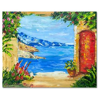 Elliot Fallas, "Parade Entrance" Original Oil Painting on Gallery Wrapped Canvas, Hand Signed with Letter of Authenticity.