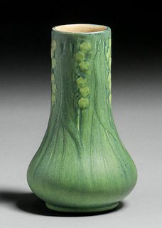 Newcomb College Anna Frances Simpson Lily-of-the-Valley Vase 1911