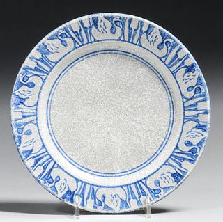 Dedham Pottery Swan Plate c1920s