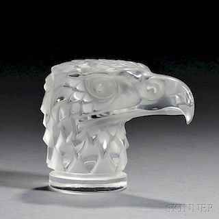 Lalique Eagle "Tete D'aigle" Paperweight