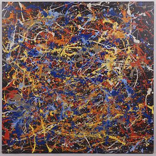  Style of Jackson Pollock: Drip Painting